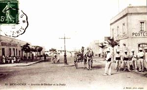 Beni-Ounif - Avenue de Bechar et la Poste - 1911